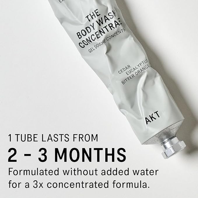 AKT The Body Wash Concentrate 3.4 Fl Oz, Natural Shower Gel - Image 4