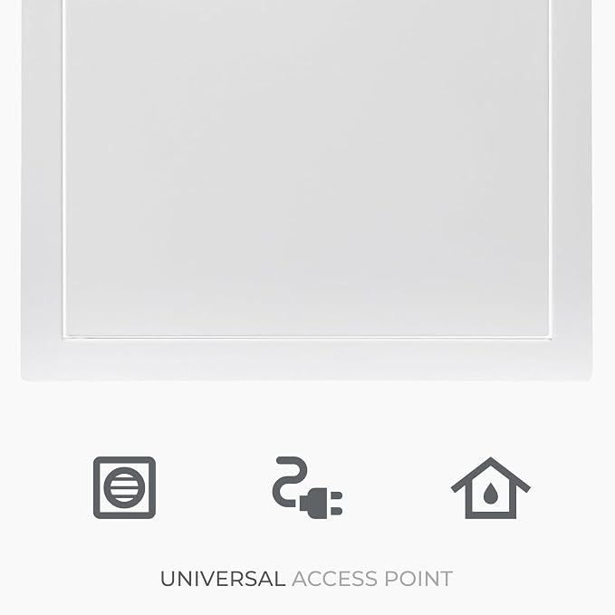 12 x 20 Inch White Rectangular Metal Plumbing Access Panel - Image 6