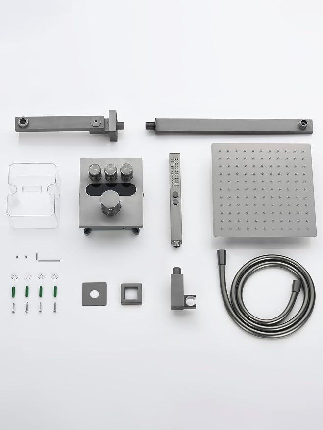 Lefton Shower System in Fahrenheit Display, 10” Overhead Shower Head - Image 9