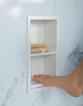 Shower Foot Rest for Shaving Legs, Double Layer Niche for Footrest, Shower by IKITRAEE