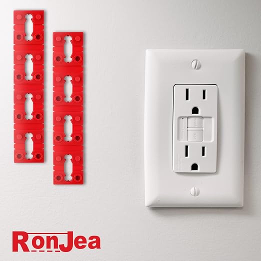 Outlet Spacers for Electrical Box, RonJea 48 PCS Switch and Receptacle Spacers - Image 7