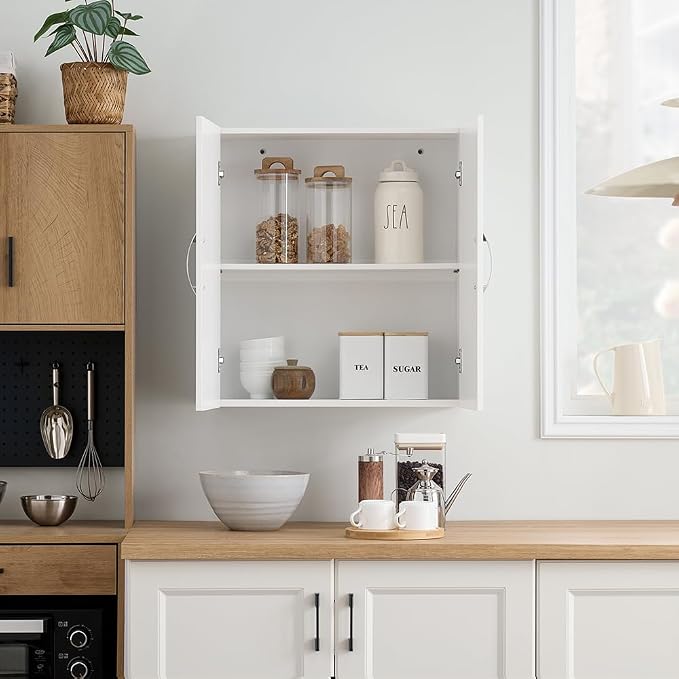 SoBuy Narrow Bathroom Wall Cabinet, Over The Toilet Storage Cabinet, Bathroom - Image 8