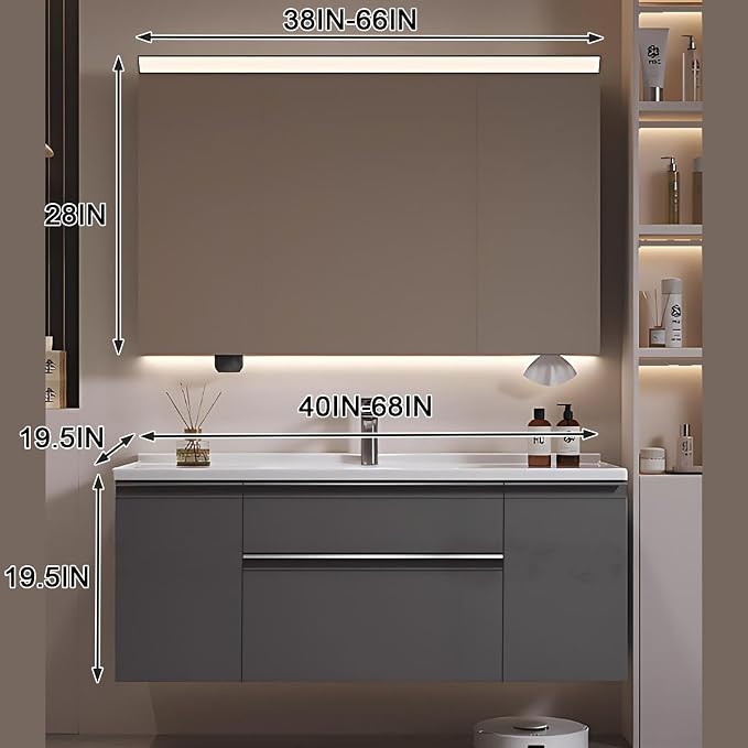 48IN Modern Bathroom Vanity - Image 2