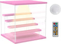 Choowin 5 Tier Clear Acrylic Lighted Display Case by Choowin