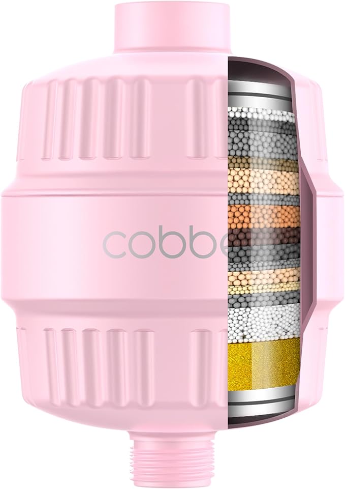 Cobbe HD HEAVY DUTY High Output Shower Filter – 99% REMOVAL Shower Head Filter by CobbeforQualityLife