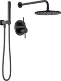 Delta Modern 14 Series Round Rain Shower System Faucet Set, Rainfall Matte by DeltaFaucet