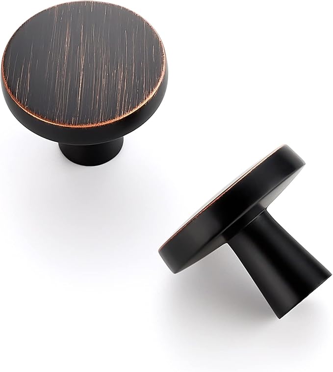 Ravinte 30 Pack Drawer Pulls 1-1/4 Inch Kitchen Cabinet Knobs Solid Round - Image 8