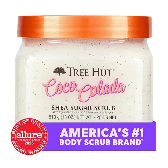 Tree Hut Coco Colada Shea Sugar Scrub, 18 oz, Ultra Hydrating and Exfoliating - Image 3