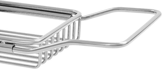 Bathtub Tray Caddy for Luxury Bath, Stainless Steel 26.8-35.4 in Expandable - Image 6