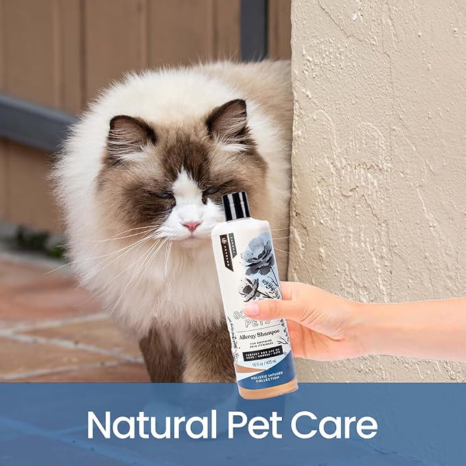 Holistic Natural Derived Allergy Pet Shampoo: Veterinarian Recommended: - Image 2