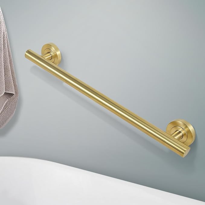 Lava Odoro Shower Grab Bar, Modern Stainless Steel Handicap Grab Bar - Image 6