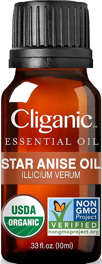 Cliganic Organic Star Anise Essential Oil, 100% Pure Natural by Cliganic