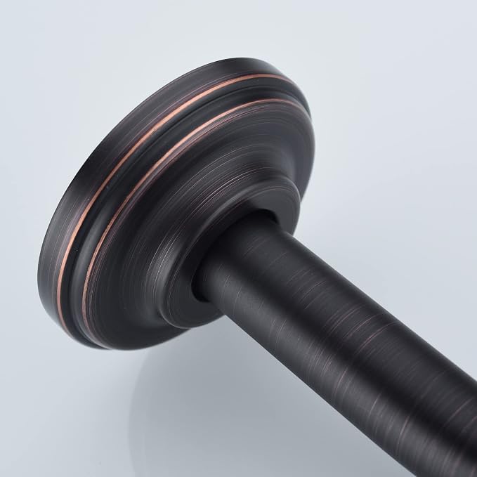 Angled Shower Arm with Flange ORB 6 Inch Stainless Steel Wall Mounted Extension - Image 3