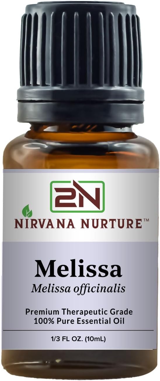 Melissa Essential Oil 100% Pure Premium Therapeutic Grade, Undiluted by NirvanaNurture