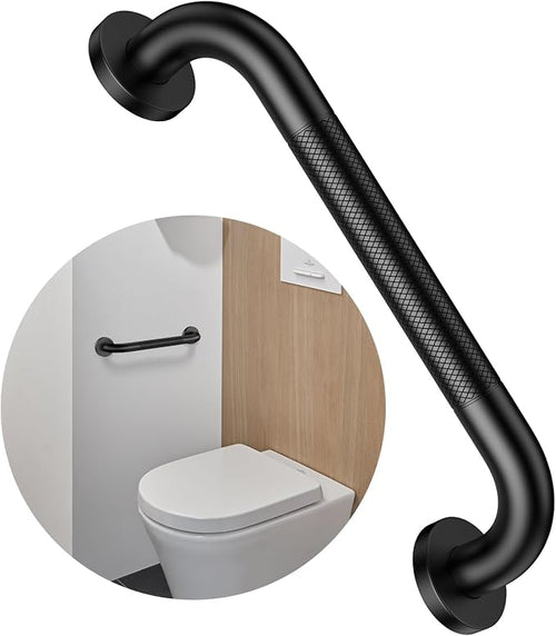12 Inch Anti Slip Shower Grab Bar, Munzong Oil Rubbed Black Bathroom Grab Bar by Munzong