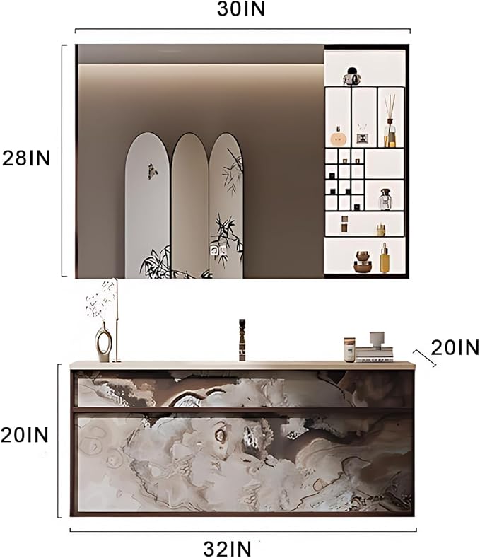 32IN Modern Bathroom Vanity - Image 2