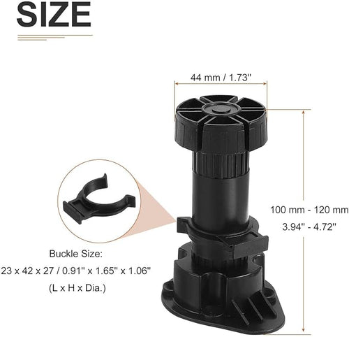 100x44mm Adjustable Leveling Feet - Image 2