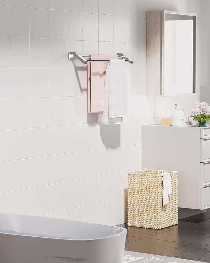 Alise Double Bath Towel Bars Towel Racks - Image 4