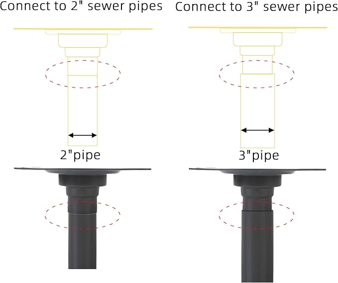 4-Inch Square Shower Drain - Image 2