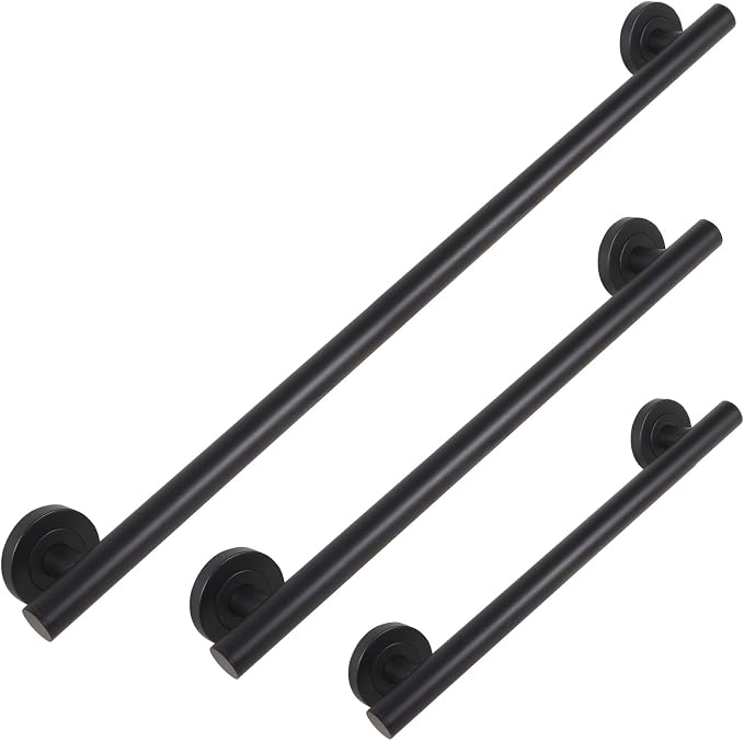 Lava Odoro Shower Grab Bar, Modern Set Stainless Steel Handicap Grab Bar by LavaOdoro