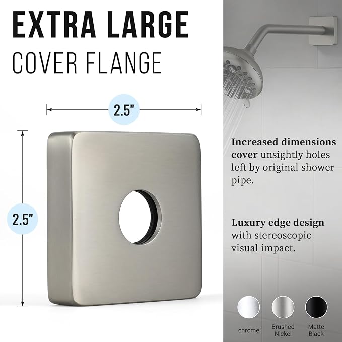 G-Promise All Metal 10-Inch Shower Arm - Image 3