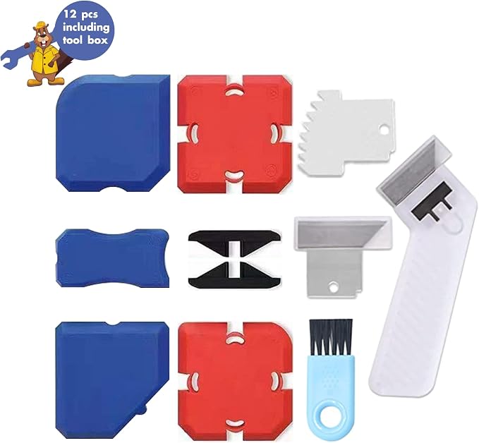 Professional Silicone Caulking Tool Kit, Reusable Silicone Profiling Kit - Image 2