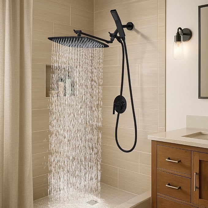 G-Promise All Metal 16 Inch Dual Square Shower Head - Image 7