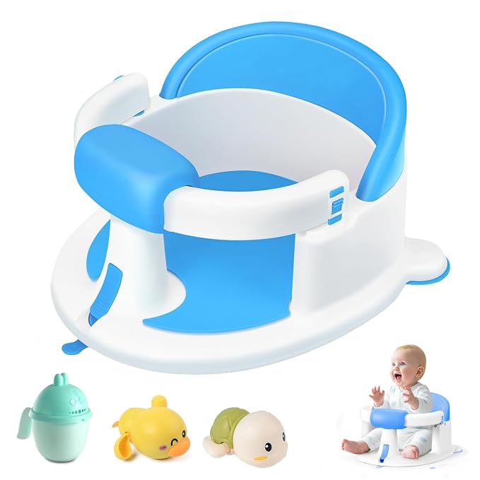 Baby Bath Seat for Babies 6 Months & up, Non-Slip Toddler Bath Seats for Babies by Unknown