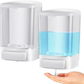 Hushee 2 Pcs Commercial Soap Dispenser Wall Mounted Manual Soap Dispenser by Hushee