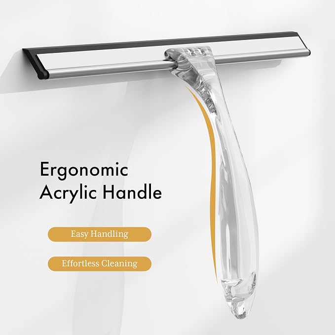 AmazerBath Shower Squeegee for Glass Doors, All-Purpose Squeegee - Image 3