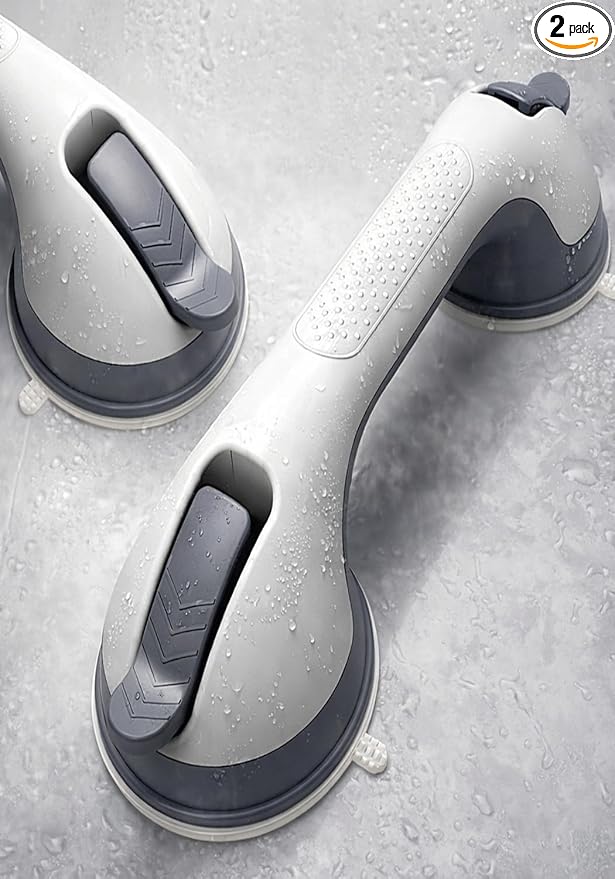 2 Pack Grab Bars for Bathtubs and Showers, Shower Handles for Elderly Seniors by CIVJET