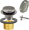 LXLTOUS Brushed Nickel Toe Tap Bathtub Trim Set by OrangeDesignProductionCo