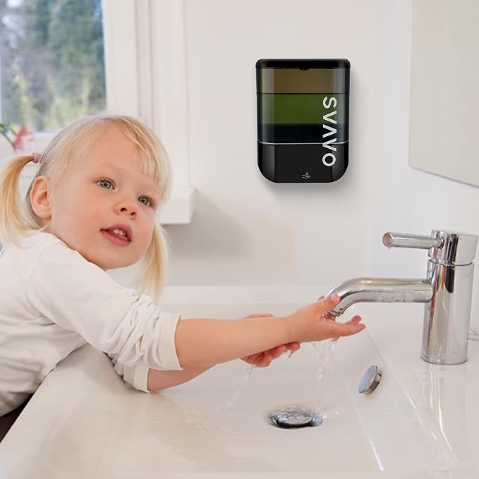 SVAVO Automatic Soap Dispenser Touchless, Hand Soap Dispenser Wall Mount - Image 5