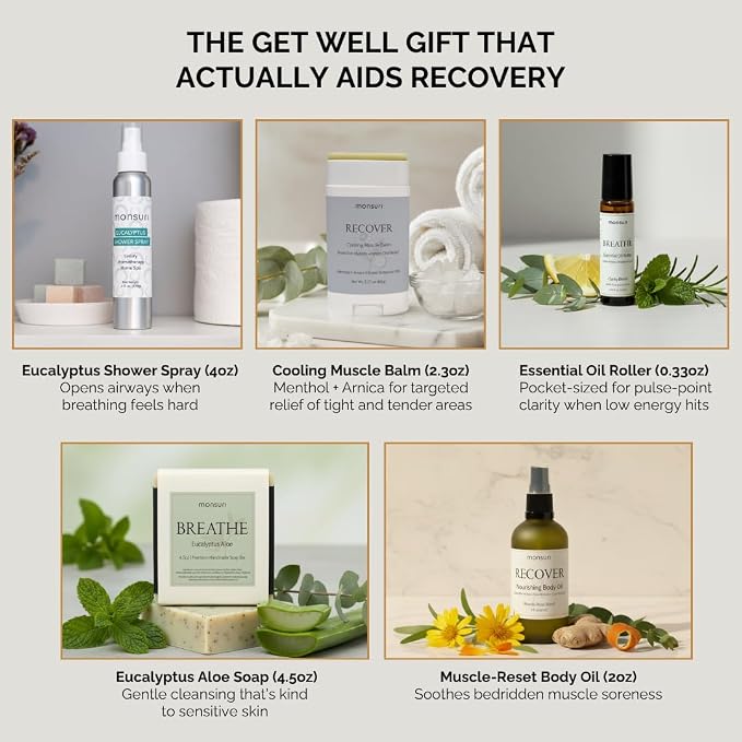 Get Well Soon Gift Baskets for Women Self Care | 5-Piece Get Well Gifts for - Image 2