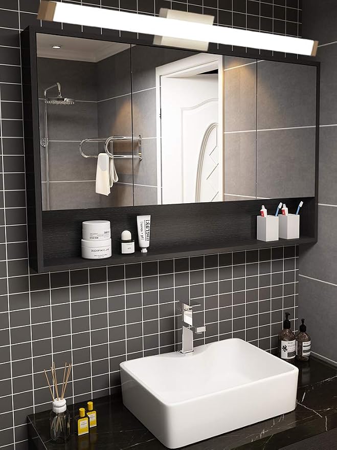 Bathroom Vanity Light Brushed Nickel Square LED 24 inch 14W 4000K Natural White by Enjoyyourhealthylife