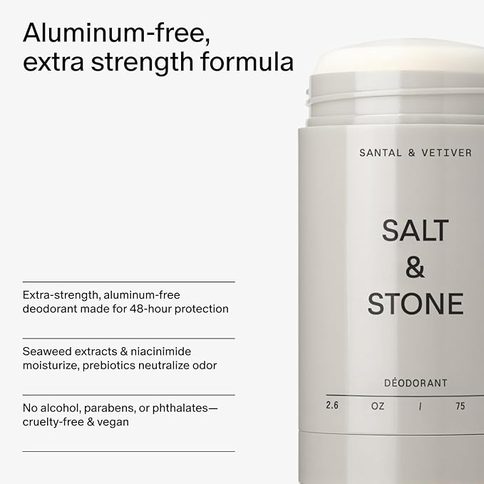 Salt & Stone Signature Scent Duo Set | 48 Hour Aluminum-Free Deodorant & - Image 6