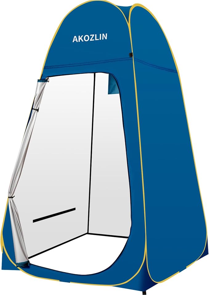 AKOZLIN Portable Pop Up Shower Tent Instant Privacy Dressing Changing Tent by AKOZLIN
