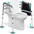 TABEKE Toilet Safety Rails for Seniors, Adjustable Height & Width Toilet Safety by TABEKEHealthCare