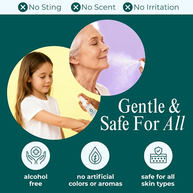 JusSpray™ Hypochlorous Acid Skin Defense Mist – 4 oz Spray - Image 7