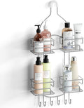 SRIWATANA Shower Caddy Organizer Hanging Over Head, Bathroom Shower Rack Hanger by SRIWATANA