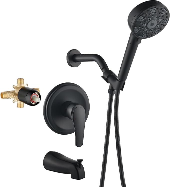Shower Faucet Set with Tub Spout Tub and Shower Faucet Set Complete with by SHAMANDA