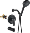 Shower Faucet Set with Tub Spout Tub and Shower Faucet Set Complete with by SHAMANDA