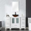 LUCKWIND 48" Bathroom Vanity Sink Combo, 24-inch Main Cabniet by LUCKWIND