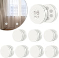 16 Pack Shower Curtain Weights, Rubber Covered Magnetic Curtain Weights by YixangDD