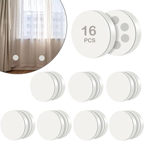 16 Pack Shower Curtain Weights, Rubber Covered Magnetic Curtain Weights by YixangDD