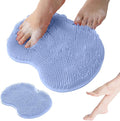 Shower Foot Scrubber Mat with Non-Slip Suction Cups, Non Slip Bathtub and by YAWOTA