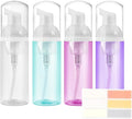 4 Pack Foam Pump Bottle, 60 ml/2 oz Mini Empty Bottle Travel Foaming Dispenser by Rindion