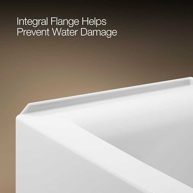 KOHLER K-26109-RA-0 Entity 60-Inch x 30-Inch Alcove Bath - Image 5