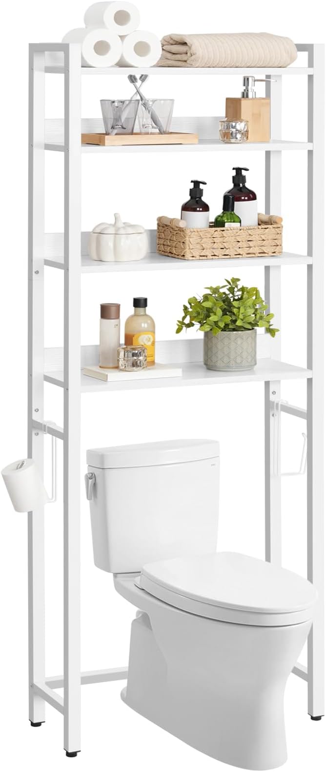 Over The Toilet Storage Rack, 4 Tier Bathroom Organizer Over Toilet, - Image 8