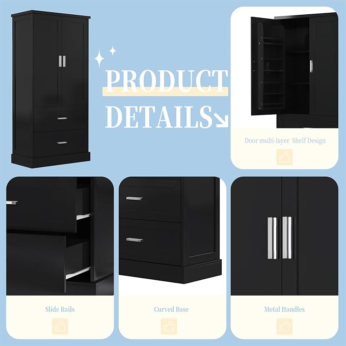 Polibi Tall Storage Cabinet - Image 6